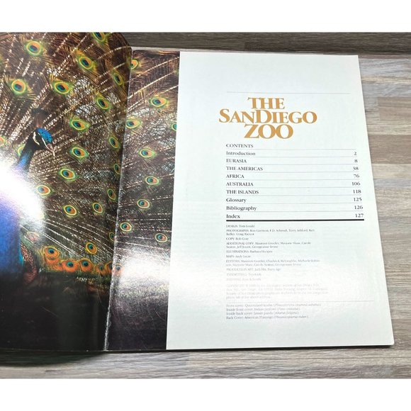 Vintage The San Diego Zoo Souvenir Book 1988 Animal Photographs - Picture 2 of 9